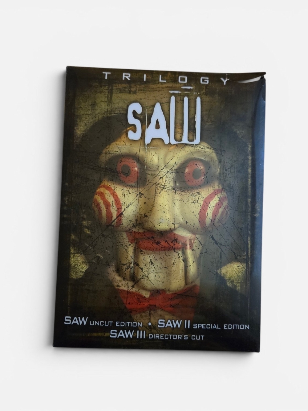 SAW TRILOGY 6 DISC Set Uncut/Special Edition & Director’s Cut Movies- 3D Case